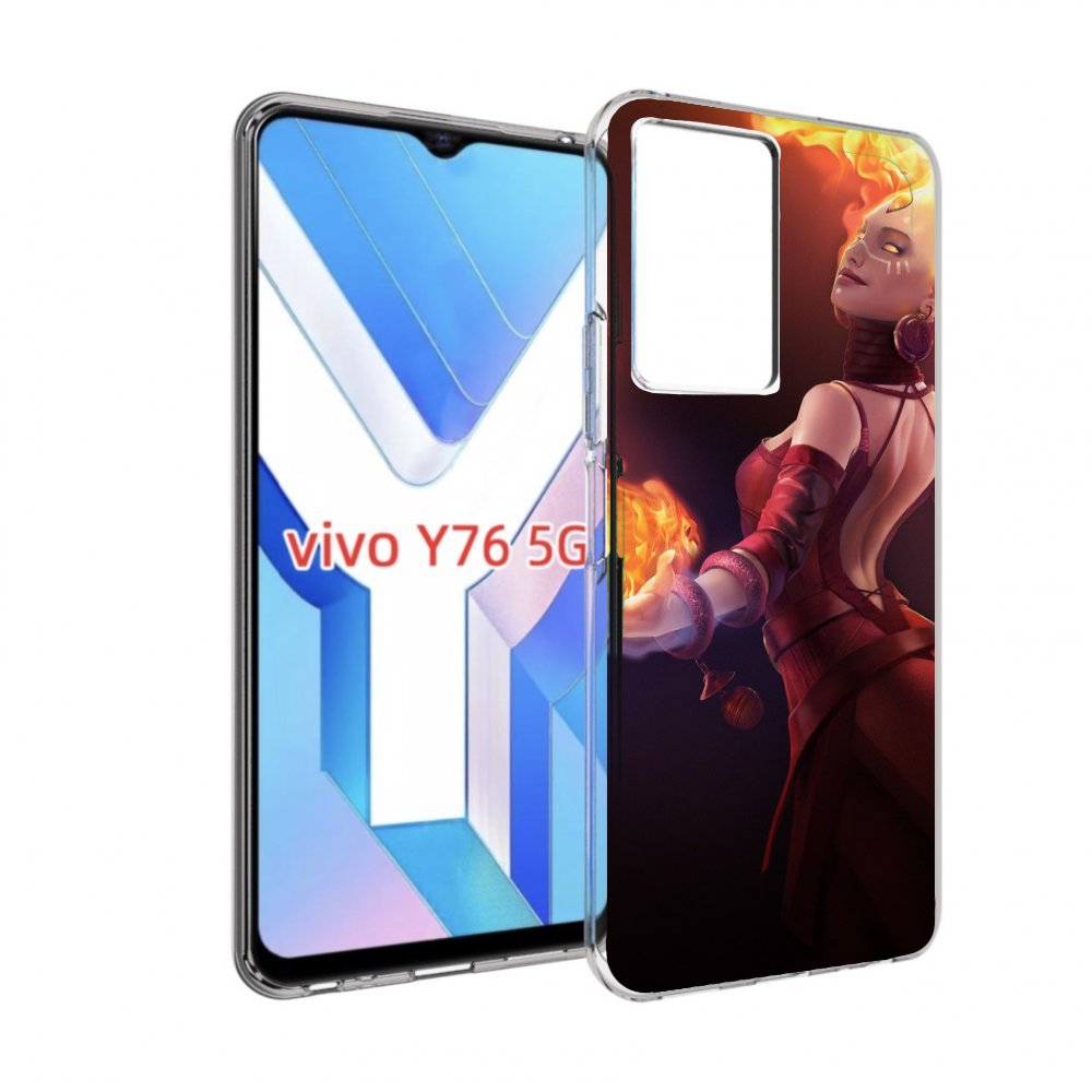 

Чехол MyPads dota 2 Lina для Vivo Y76 5G, Прозрачный, Tocco
