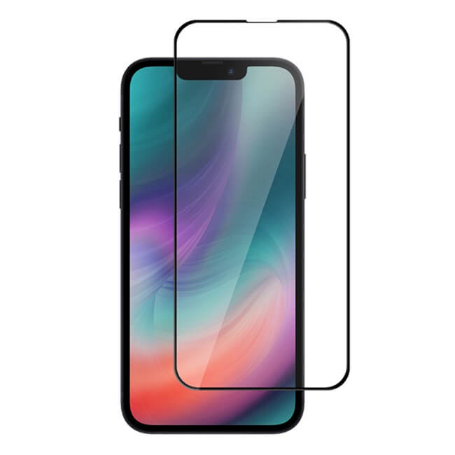 

Защитное стекло для Apple iPhone 13 Pro полное покрытие, черный (в упаковке)