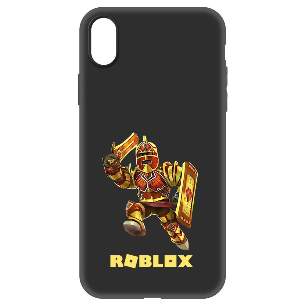 

Чехол-накладка Софт Roblox-Рэдклифф для iPhone XR, Черный