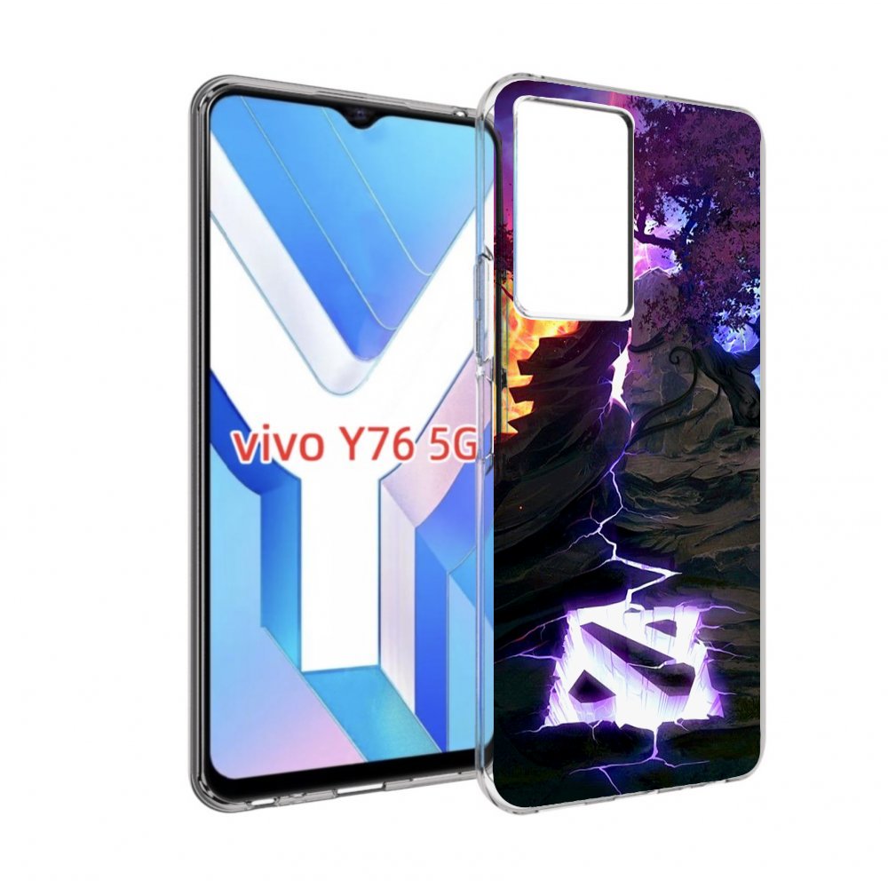 

Чехол MyPads dota 2 логотип для Vivo Y76 5G, Прозрачный, Tocco
