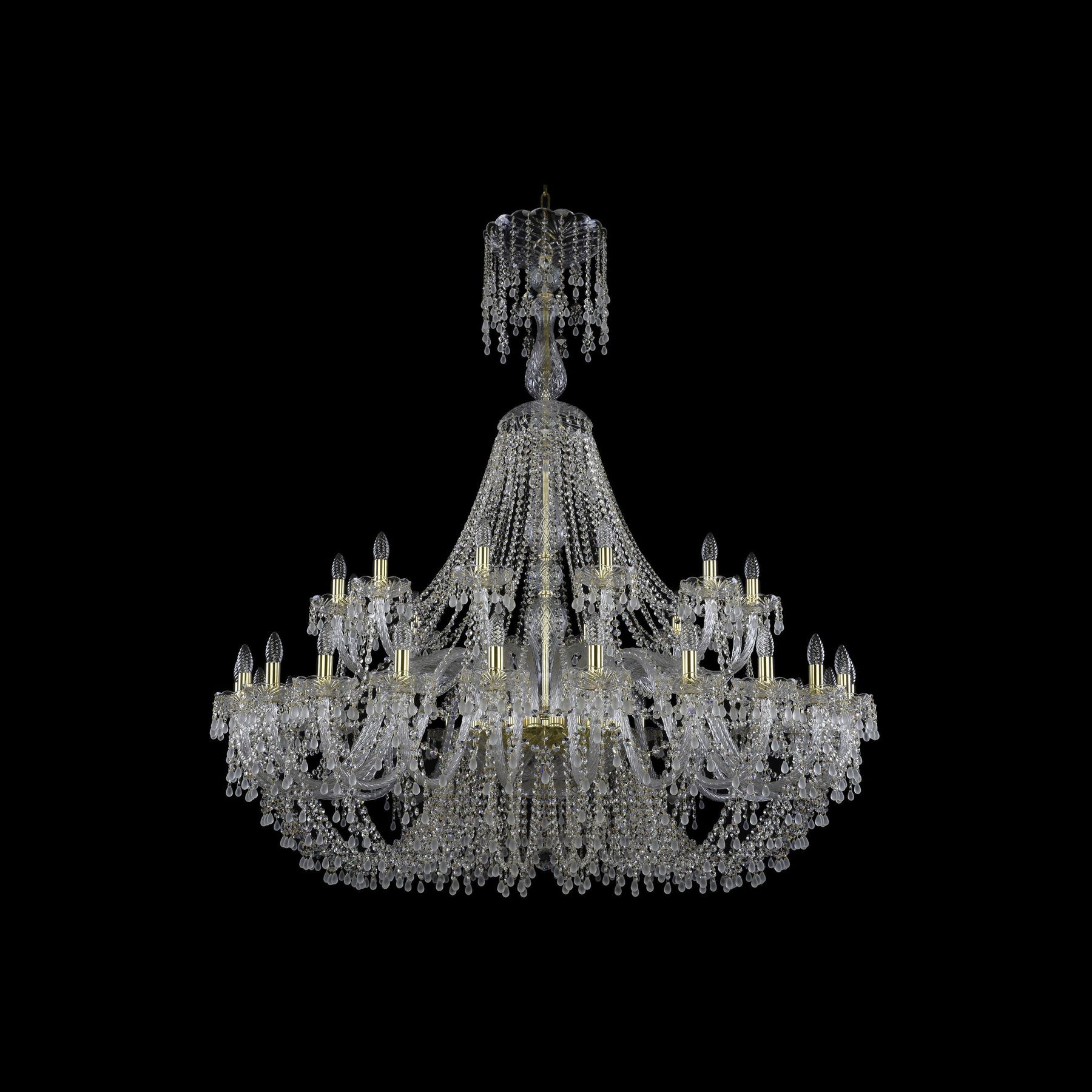 фото Хрустальная люстра 1410/24+12/530/xl-156 g v0300 bohemia ivele crystal