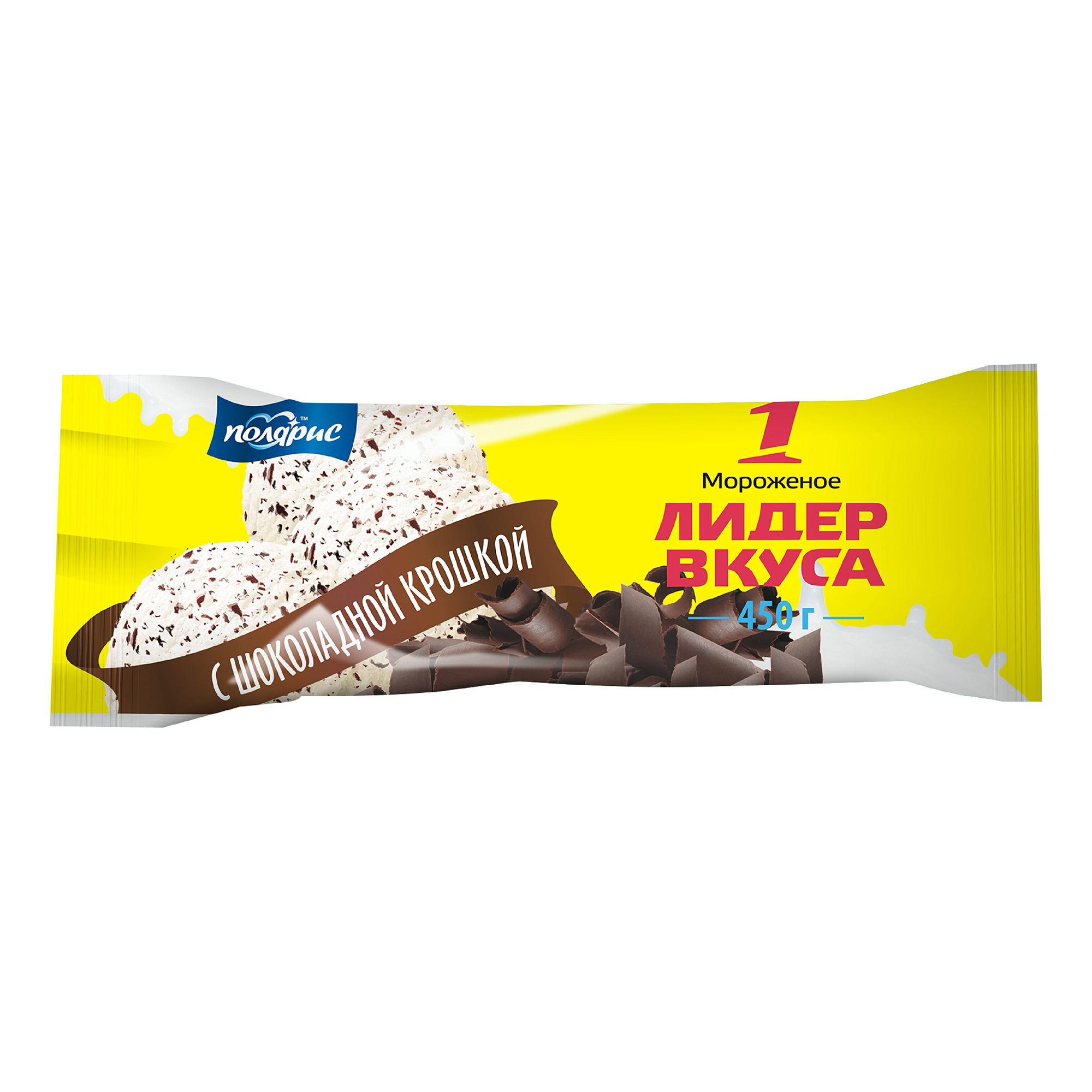 

Мороженое пломбир Лидер Вкуса ваниль с шоколадной крошкой СЗМЖ 450 г
