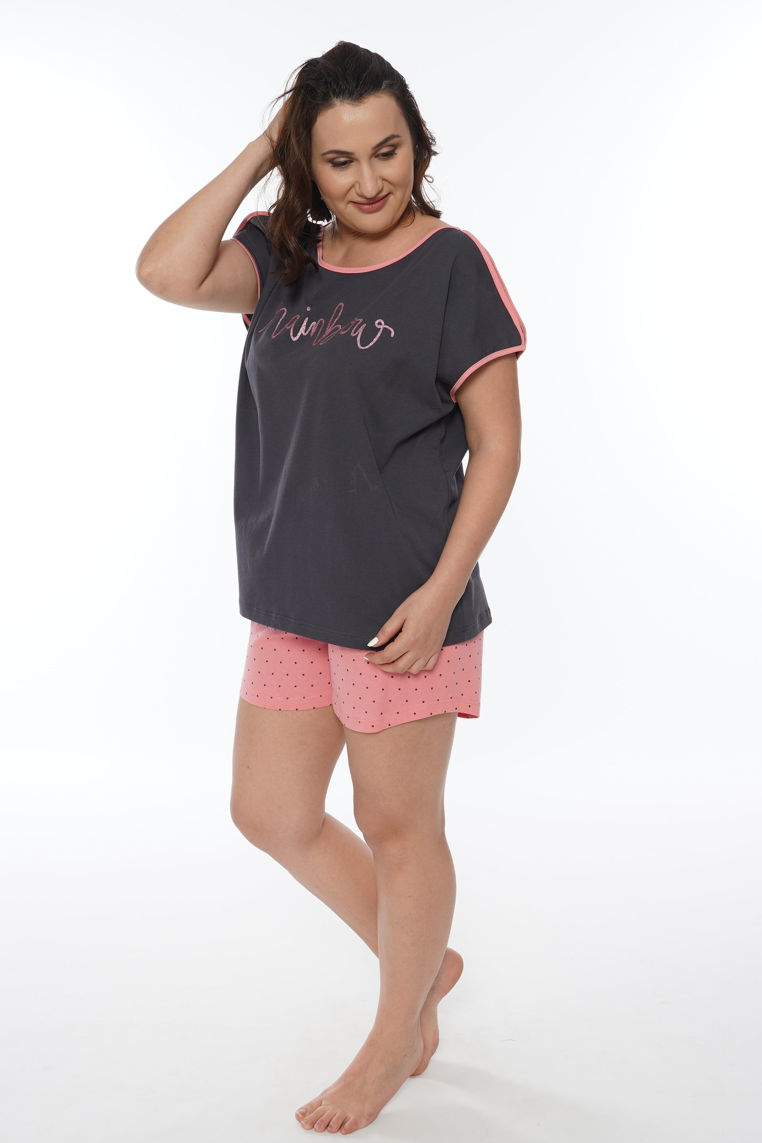 

Пижама женская VIENETTA 009237_0624 серая 2XL, Серый, 009237_0624