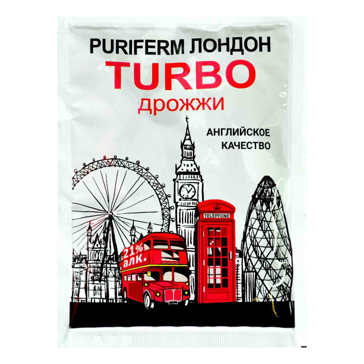 Дрожжи Дело вкуса Puriferm Лондон Turbo 21% 100 г