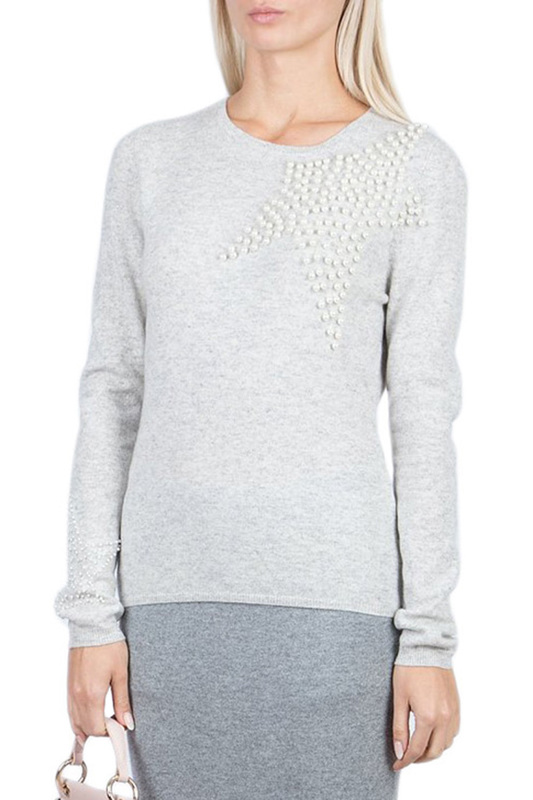 

Джемпер женский ALLUDE серый, 102356