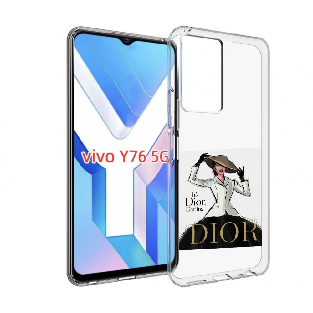 Чехол MyPads drawings of sketches для Vivo Y76 5G