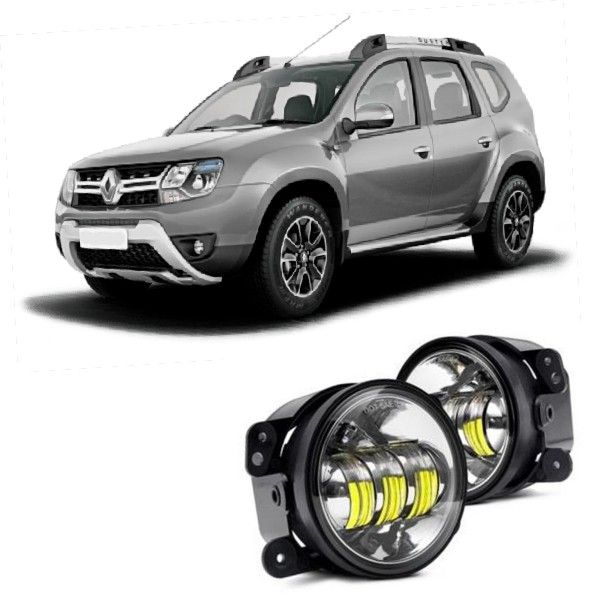 фото Противотуманные фары fonariled ptf4-30 watt flood на renault duster ii