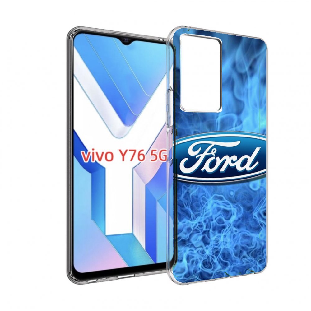 

Чехол Mypads Ford-22 М Для Vivo Y76 5G, Прозрачный, Tocco