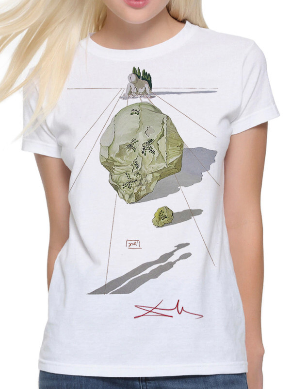 

Футболка женская Dream Shirts Искусство Сальвадора Дали белая L, Белый, Искусство Сальвадора Дали