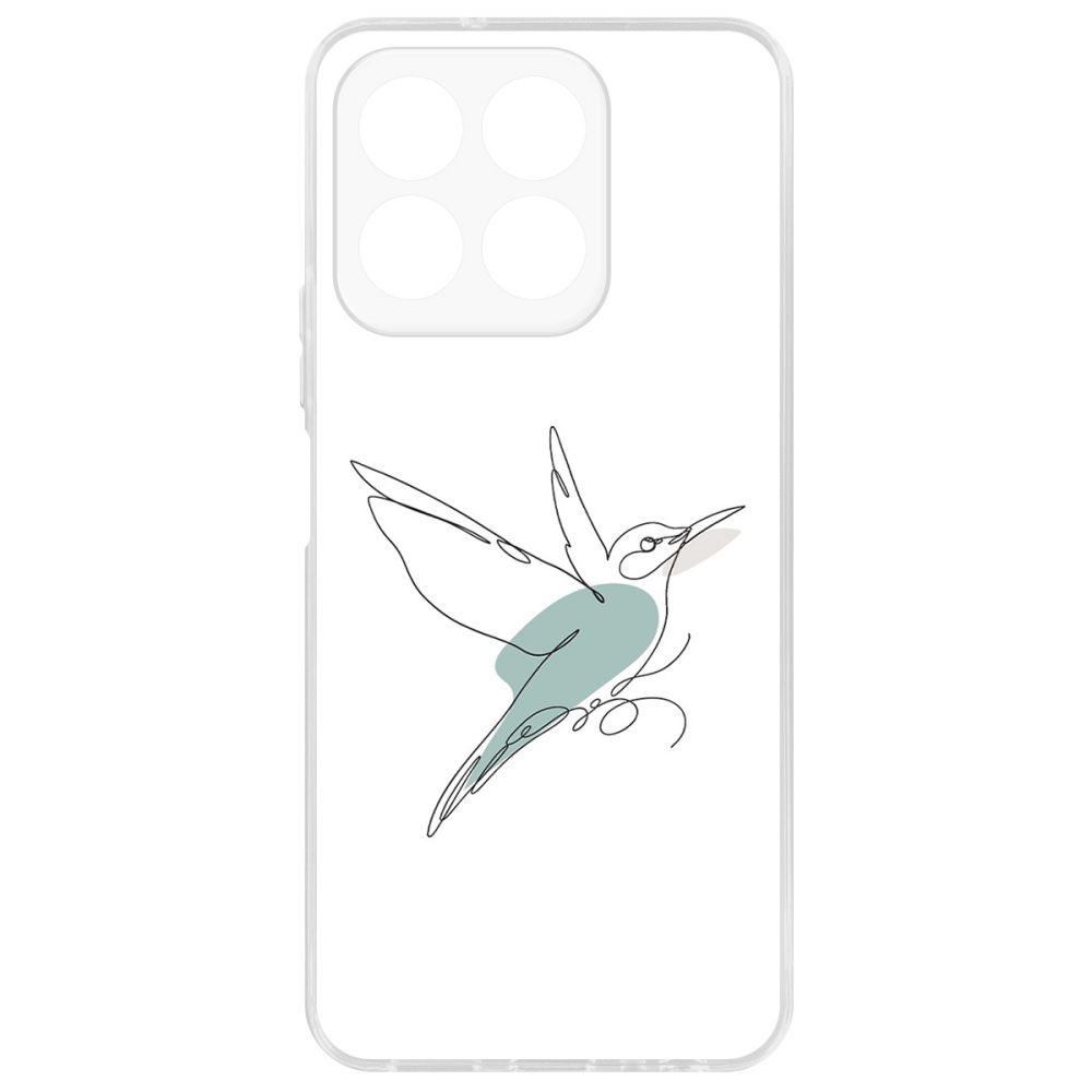 

Чехол-накладка Krutoff Clear Case Легкость для Honor X8b, Прозрачный