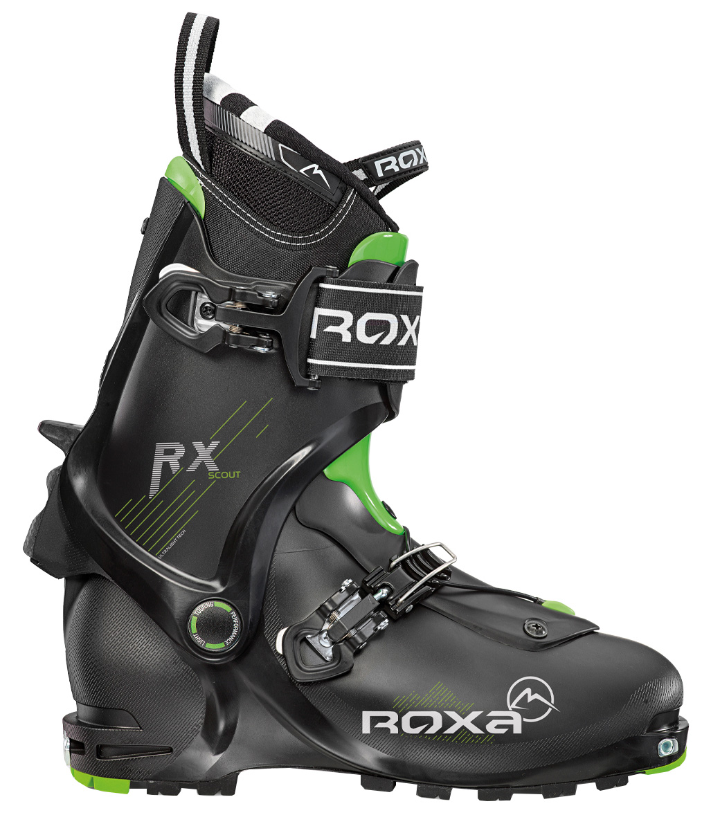 фото Горнолыжные ботинки roxa rx scout 2021, black/green, 27.5