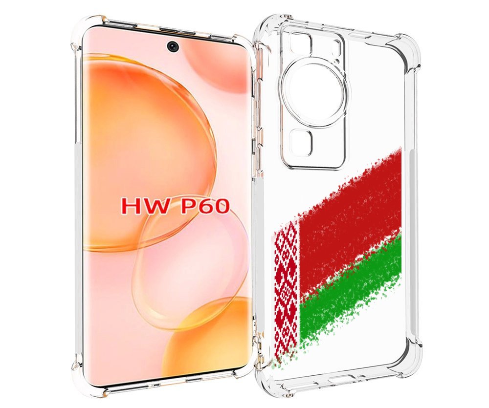 Чехол MyPads флаг Белорусии мужской для Huawei P60
