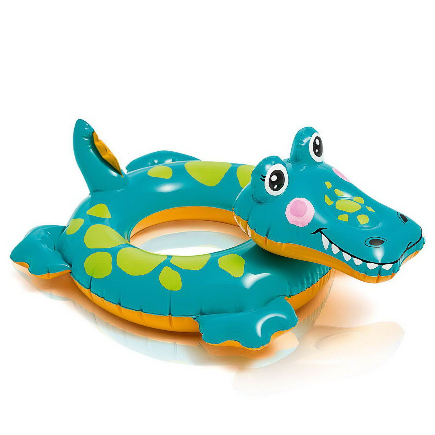 

Круг надувной INTEX Big Animal Rings Крокодил 3-6 лет int58221NP/крокодил, Зеленый, int58221NP крокодил