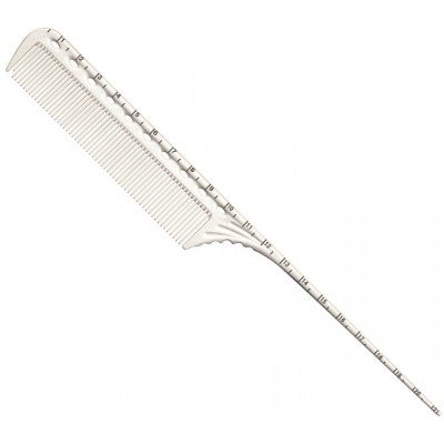 Расческа-хвостик Y.S.Park Basic Tail Comb G01 с линейкой белая шкатулка музыкальная пластик механическая скрипка белая 6х34 5х12 7 см