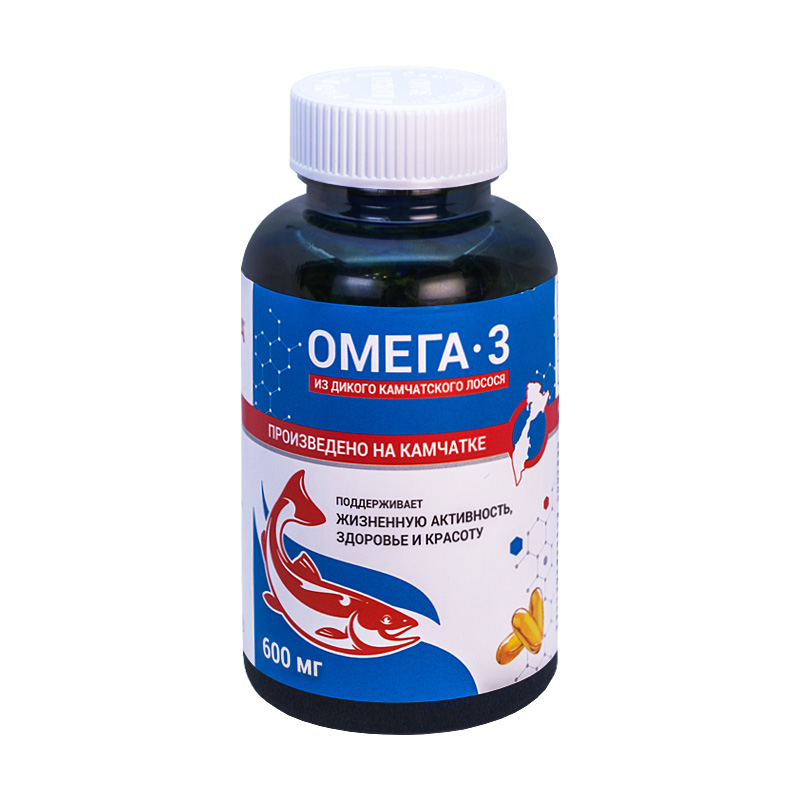Купить Омега жиры Salmonica Омега-3 из дикого камчатского лосося 600 мг, капсулы 240 шт.