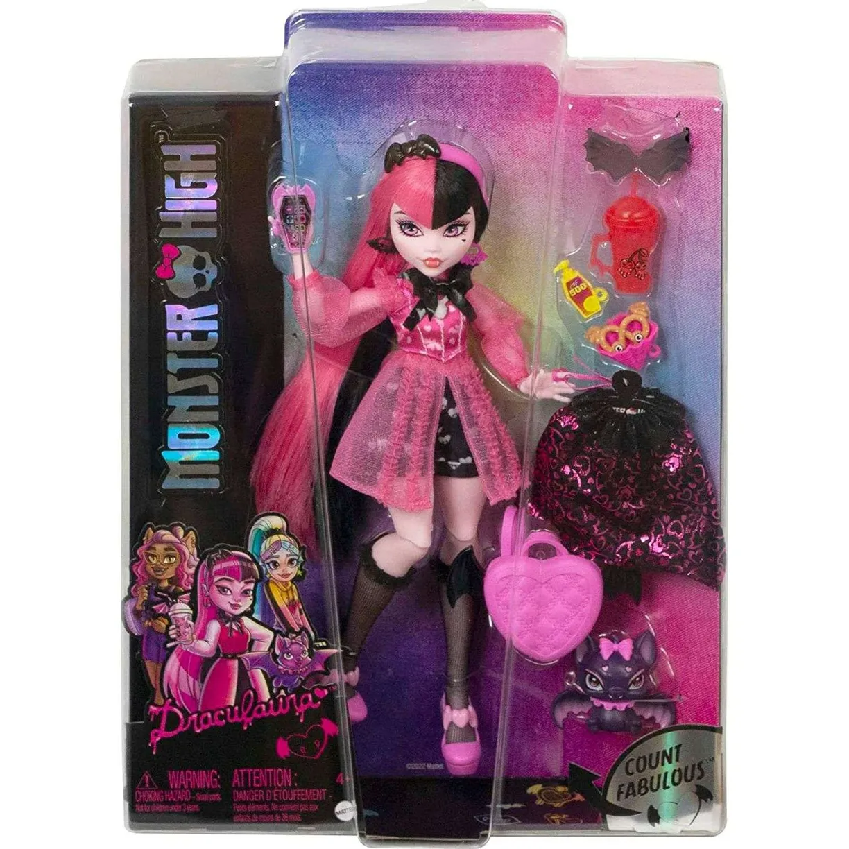 Кукла Monster High Draculaura HHK51 кукла monster high neon frights drakulaura hnf78