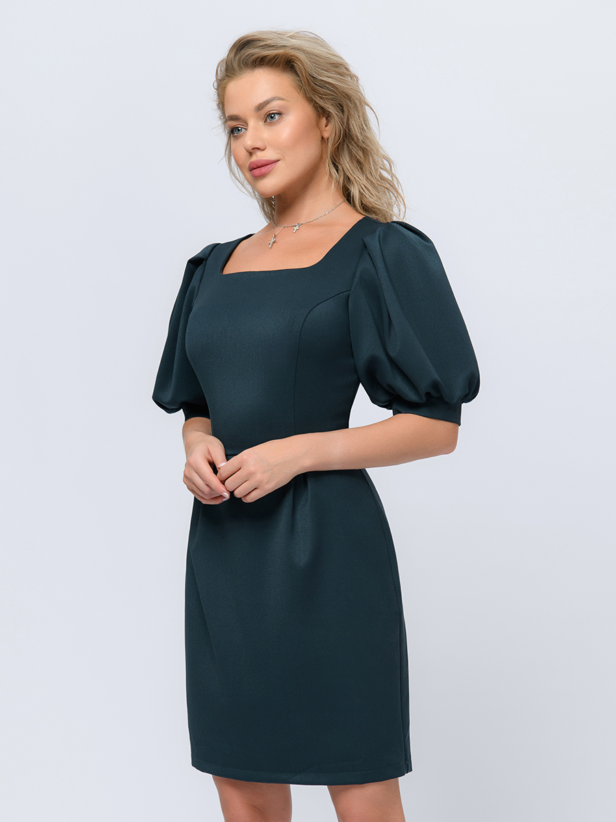 Платье женское 1001dress 102748 зеленое 50