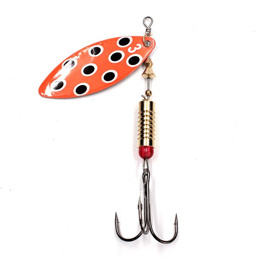 

Блесна для рыбалки вертушка Namazu Alleria, вес 25 г, цвет 12, Серебристый;золотистый;красный;белый;черный, Alleria