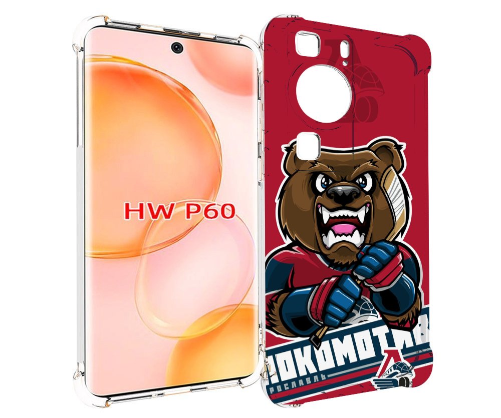 

Чехол MyPads хоккей локомотив ярославь мужской для Huawei P60, Tocco