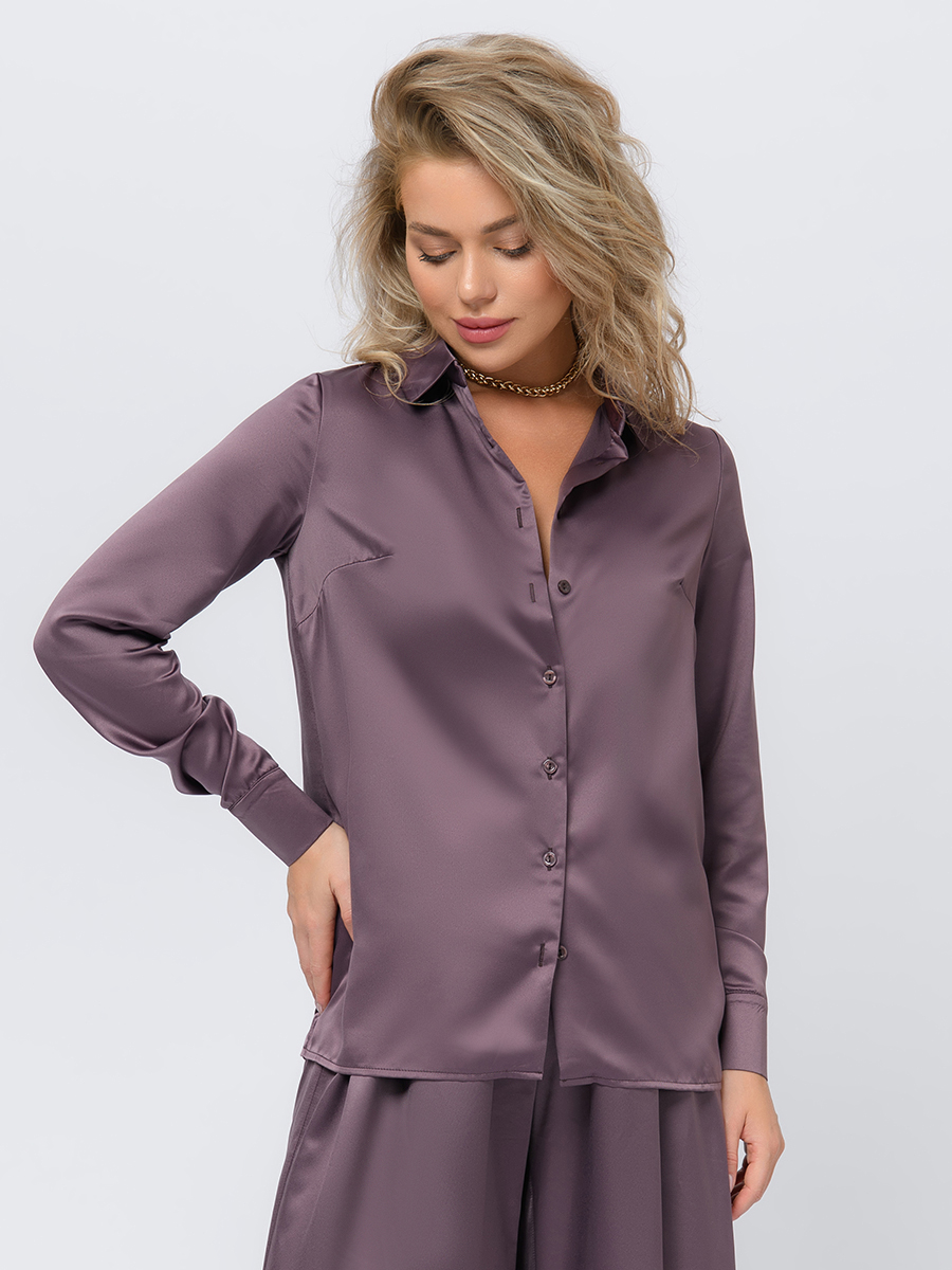 

Блуза женская 1001dress 0103240CH коричневая 48, Коричневый, 0103240CH