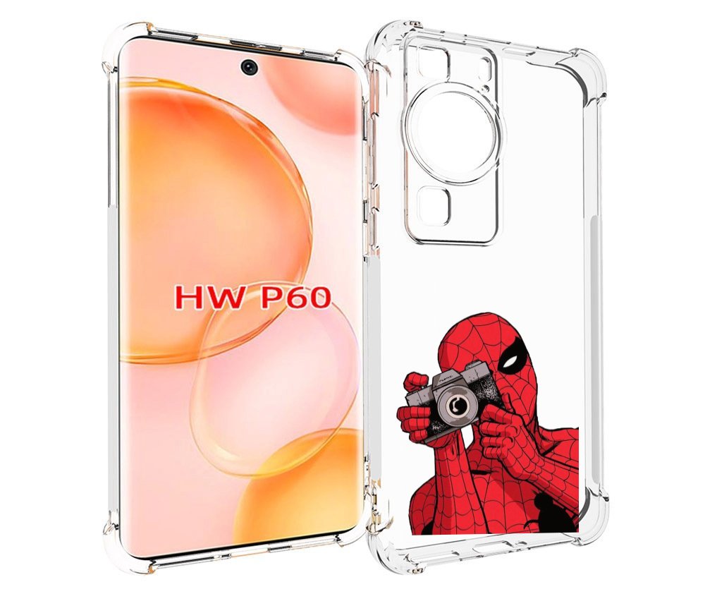 

Чехол MyPads человек паук фотограф детский для Huawei P60, Tocco