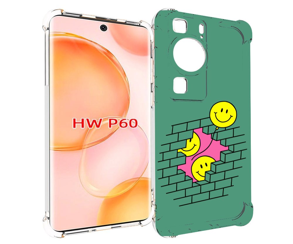 

Чехол MyPads шарики в стене для Huawei P60, Tocco