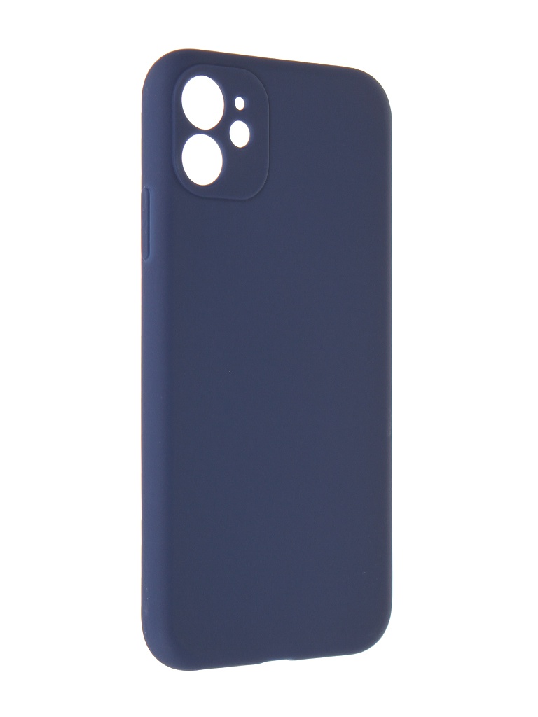 фото Чехол alwio для apple iphone 11 soft touch dark blue asti11bl