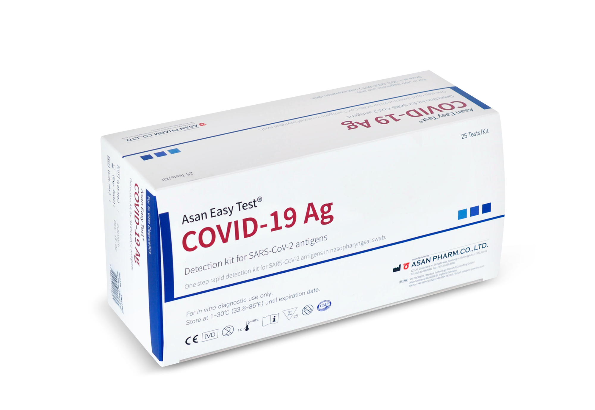 

Экспресс-тест на антиген Asan Easy Test COVID-19 Ag (25 человек)