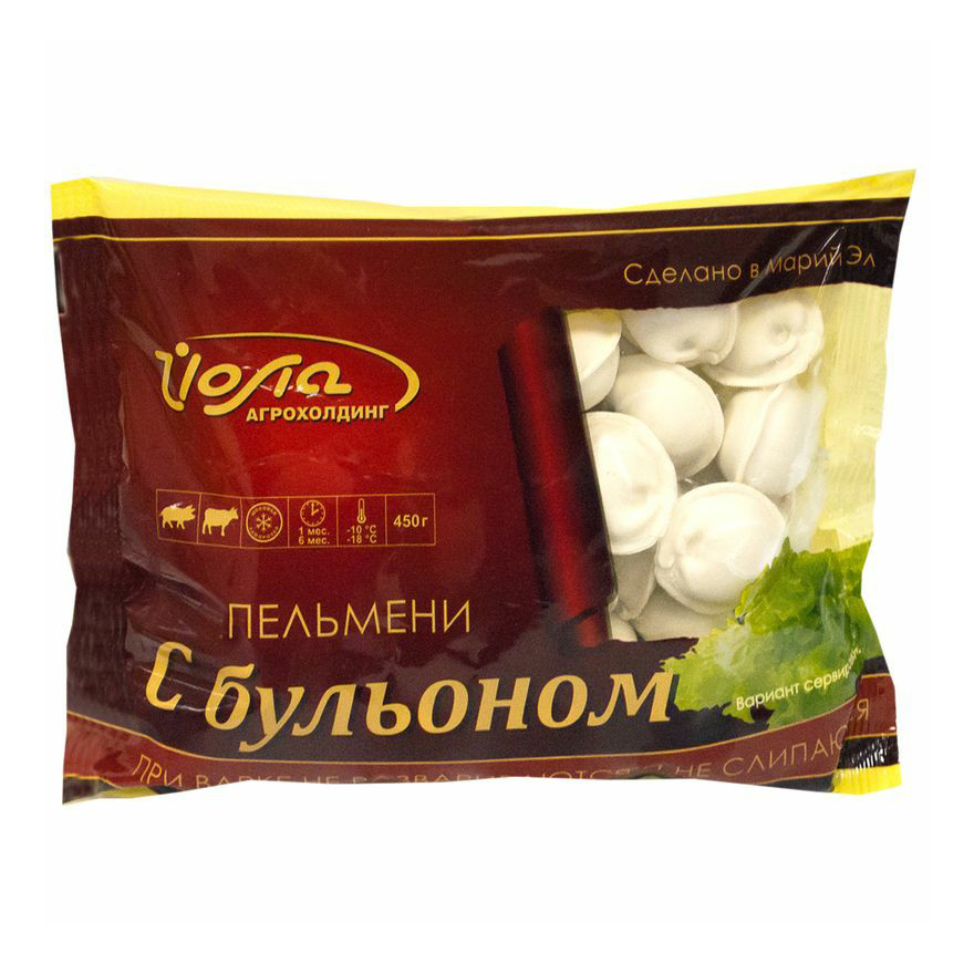 

Пельмени Йола с бульоном 450 г