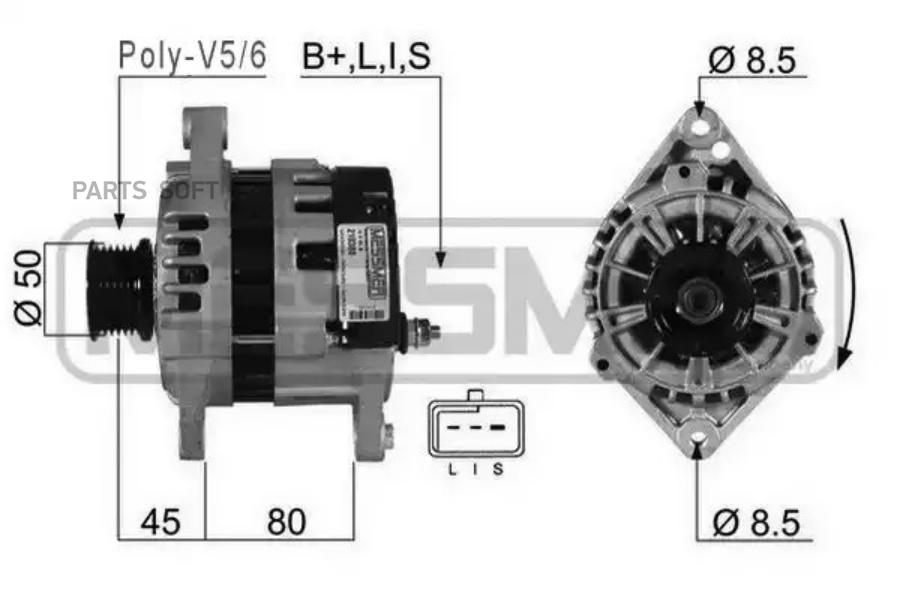 

Генератор ERA 14V 85A 210388