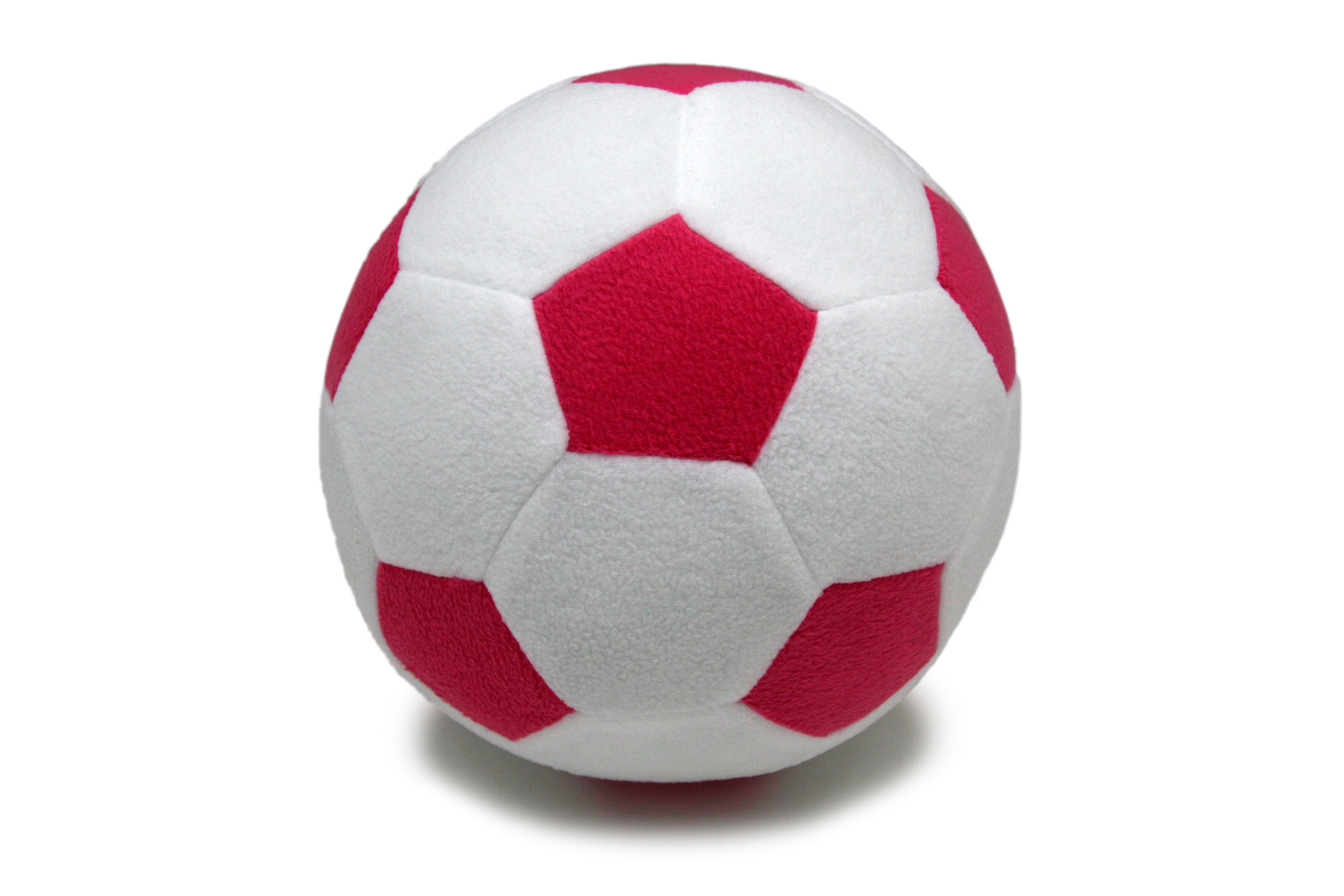 фото Детский мяч magic bear toys f-100/wp мяч мягкий цвет бело-розовый 23 см