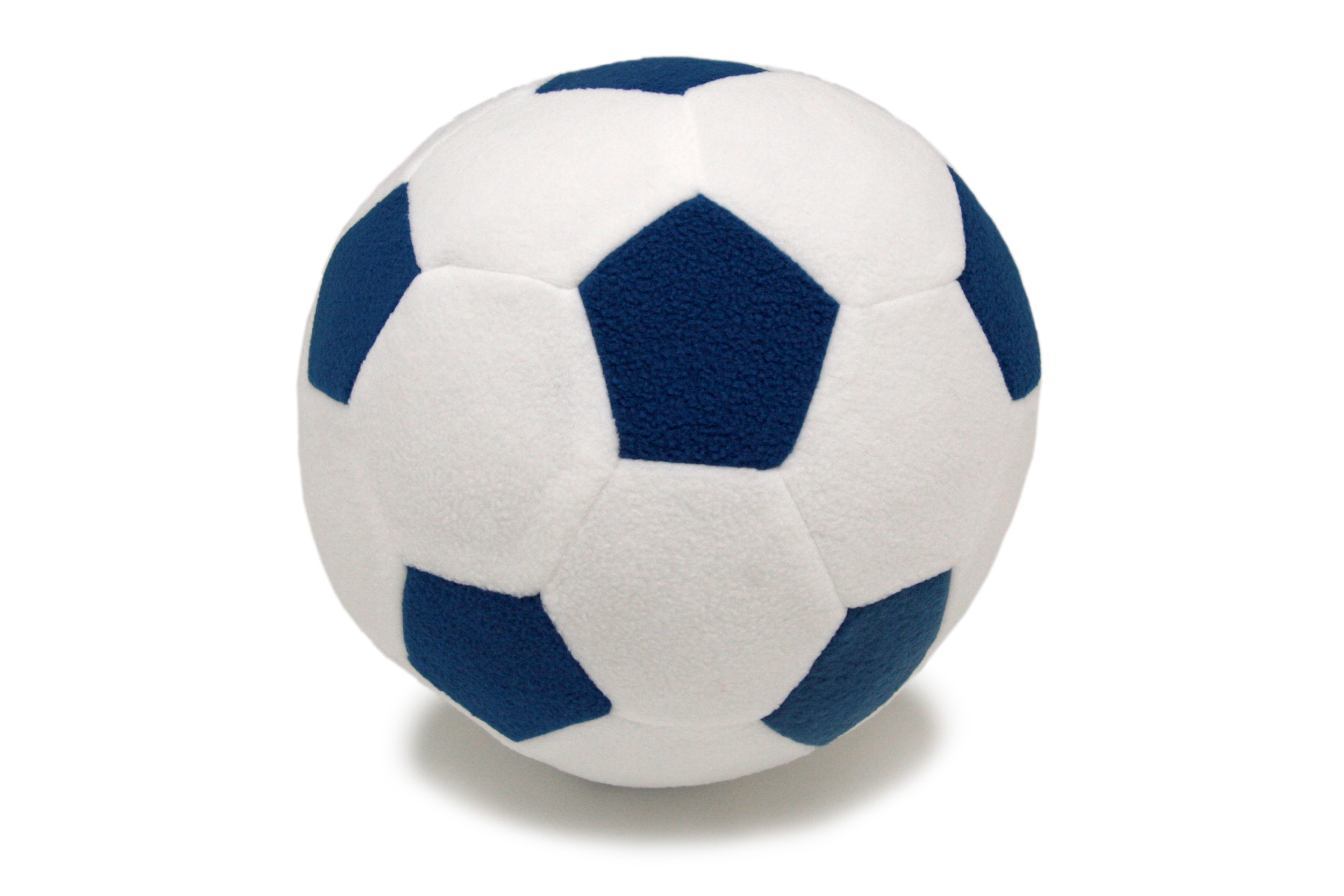 фото Детский мяч magic bear toys f-100/wb мяч мягкий цвет бело-синий 23 см