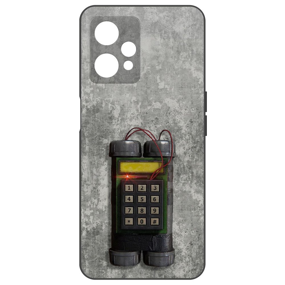Чехол-накладка Krutoff Soft Case Cтандофф 2 (Standoff 2) - C4 для Realme 9 5G черный