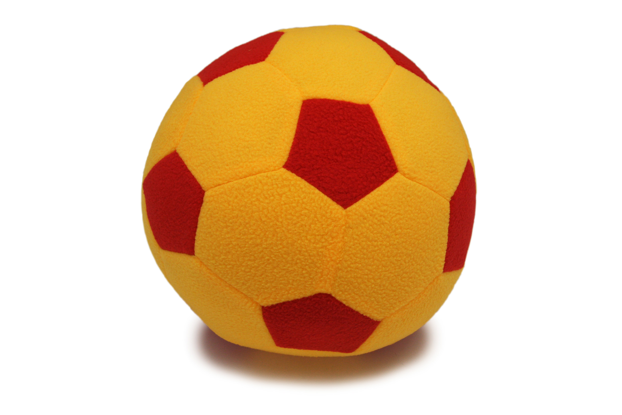 Детский мяч Magic Bear Toys F-100/YR Мяч мягкий цвет желто-красный 23 см детский мяч magic bear toys f 100 wr мяч мягкий бело красный 23 см
