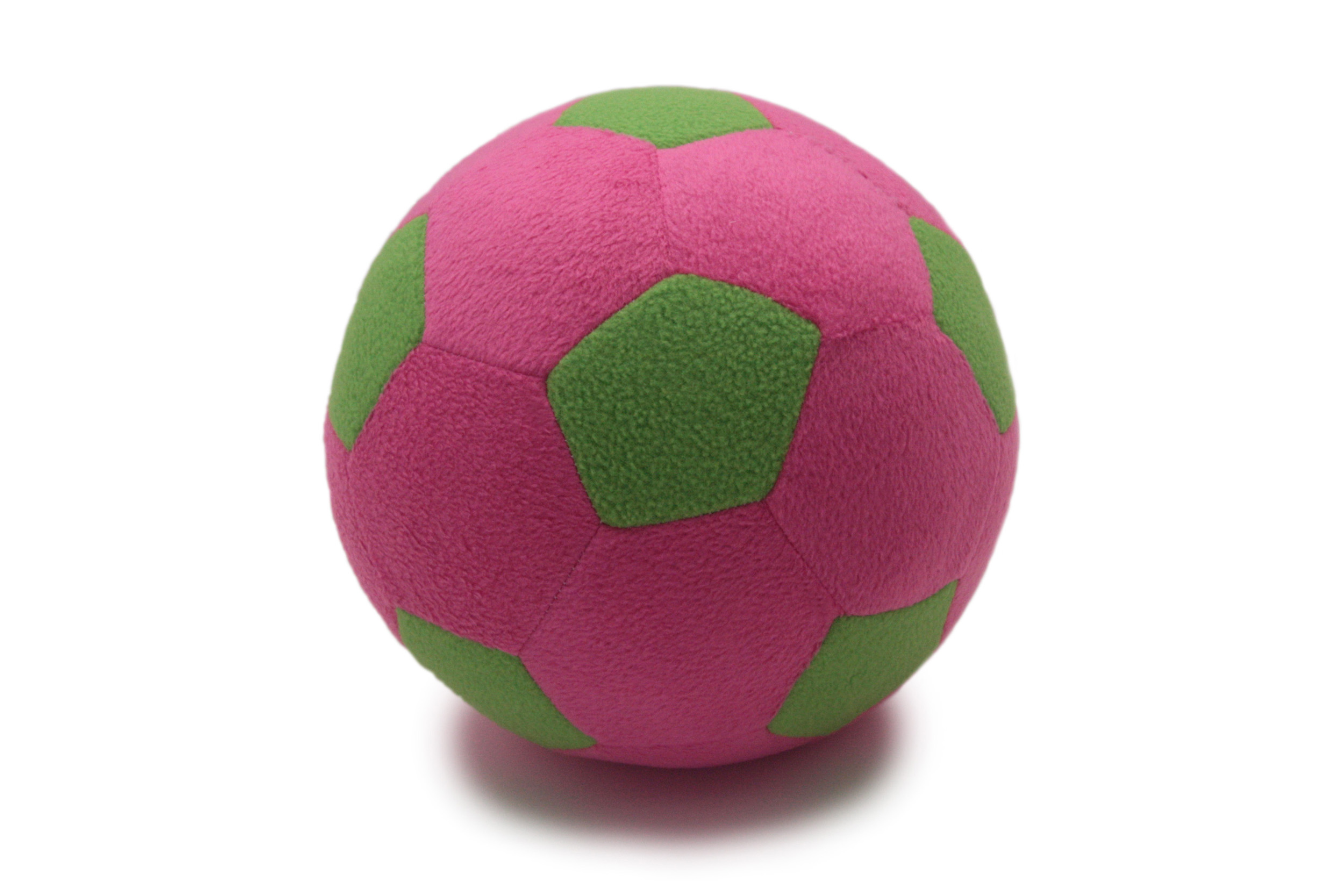 Детский мяч Magic Bear Toys F-100/PLG Мяч мягкий цвет розовый,светло-зеленый 23 см
