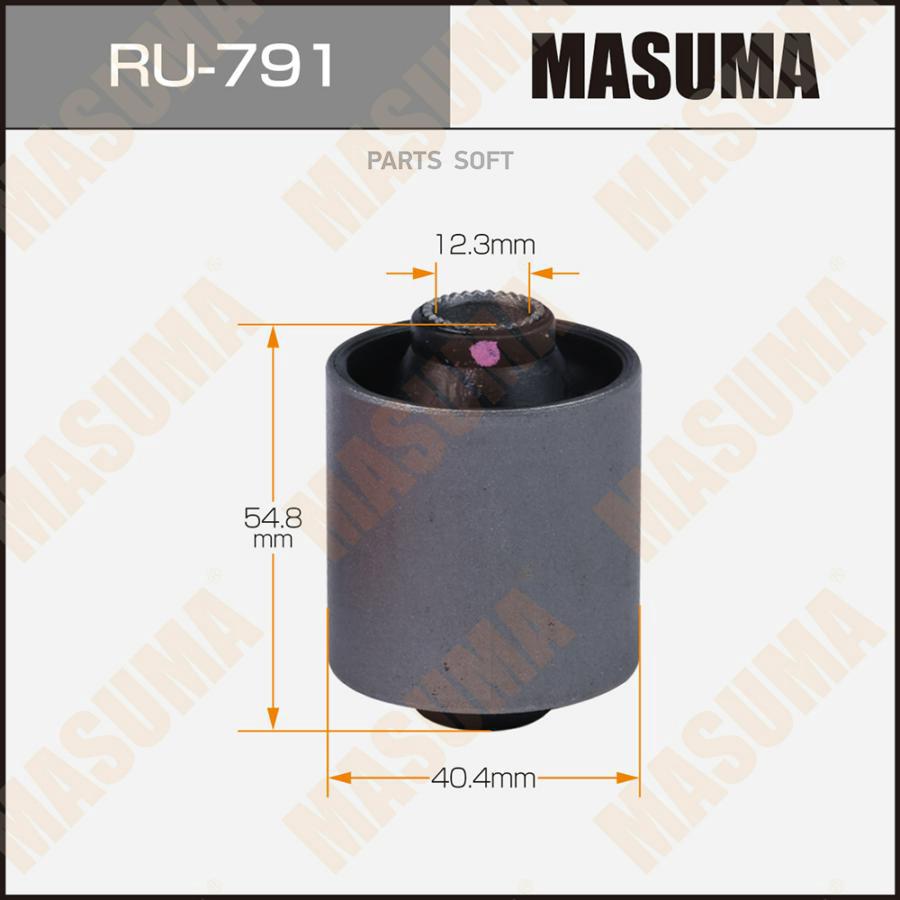 

Ru-791_Сайлентблок Рычага Задней Подвески Тоуоtа Аvеnsis Ат22 97-03 MASUMA ru791