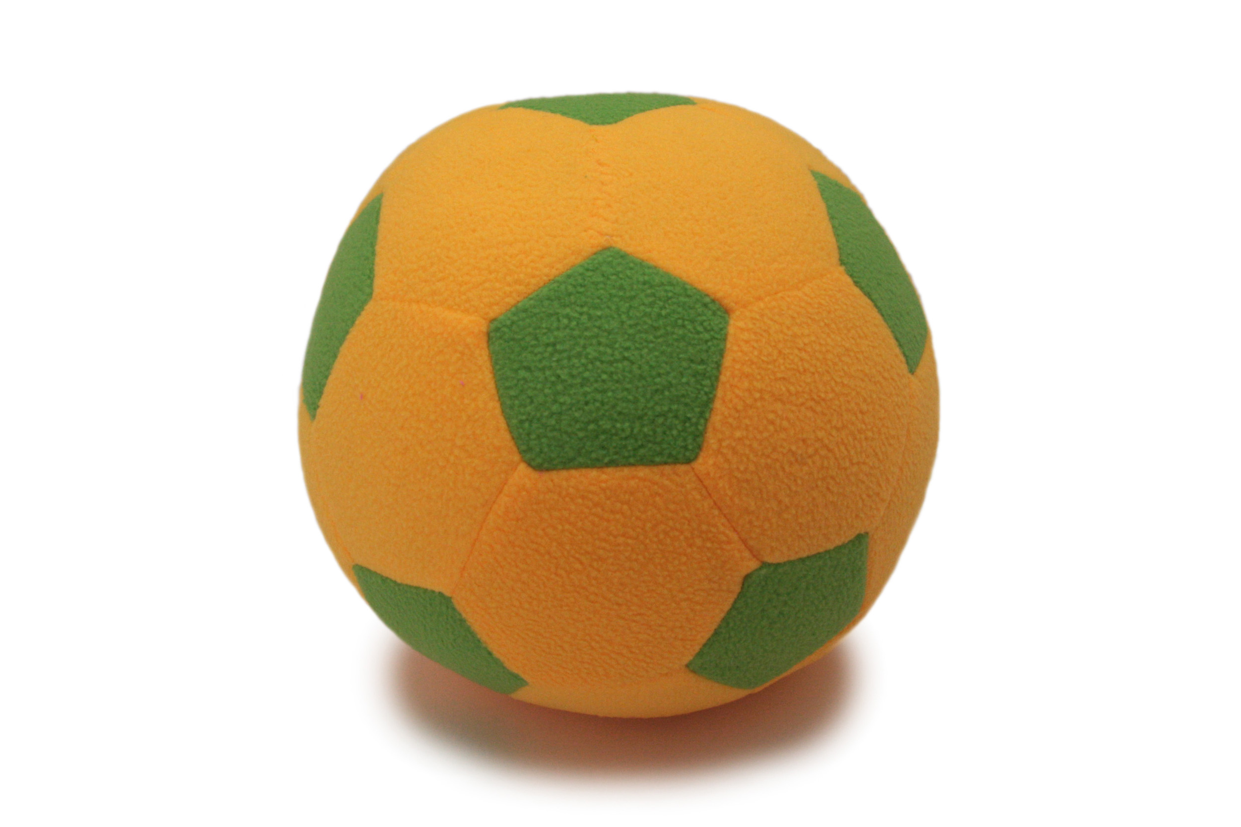 фото Детский мяч magic bear toys f-100/ylg мяч мягкий цвет желтый, светло-зеленый 23 см