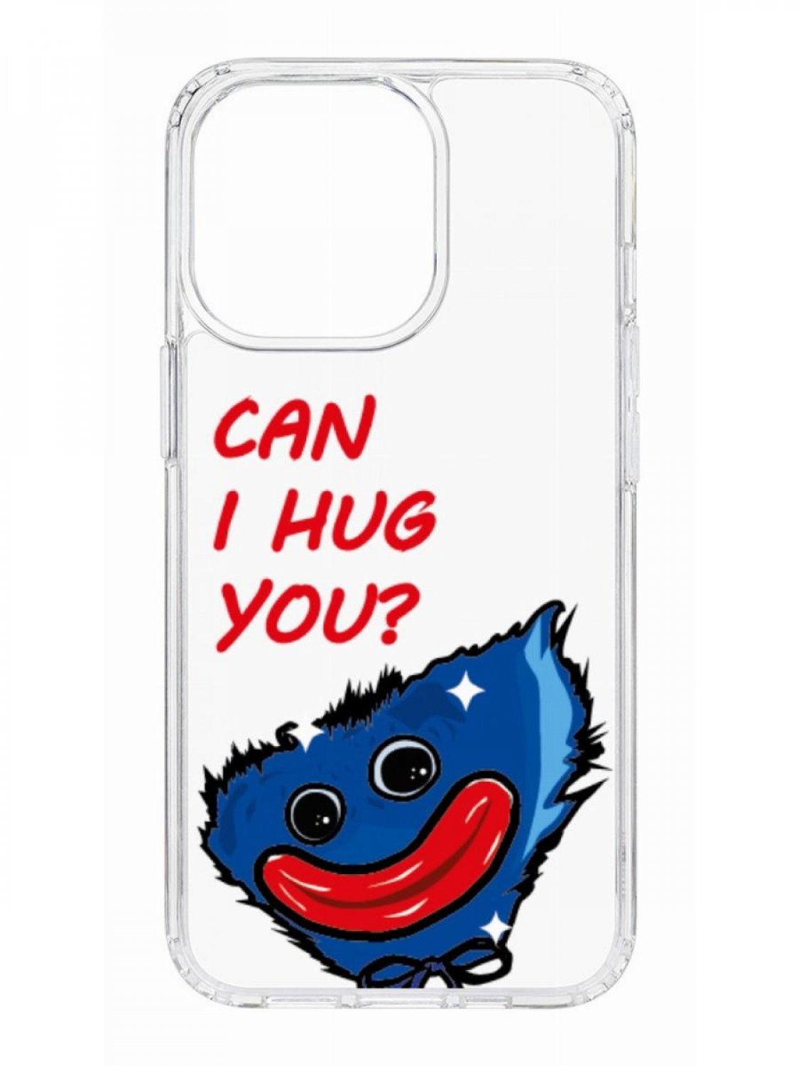 фото Противоударный чехол для apple iphone 13 pro кruче print can i hug you прозрачный