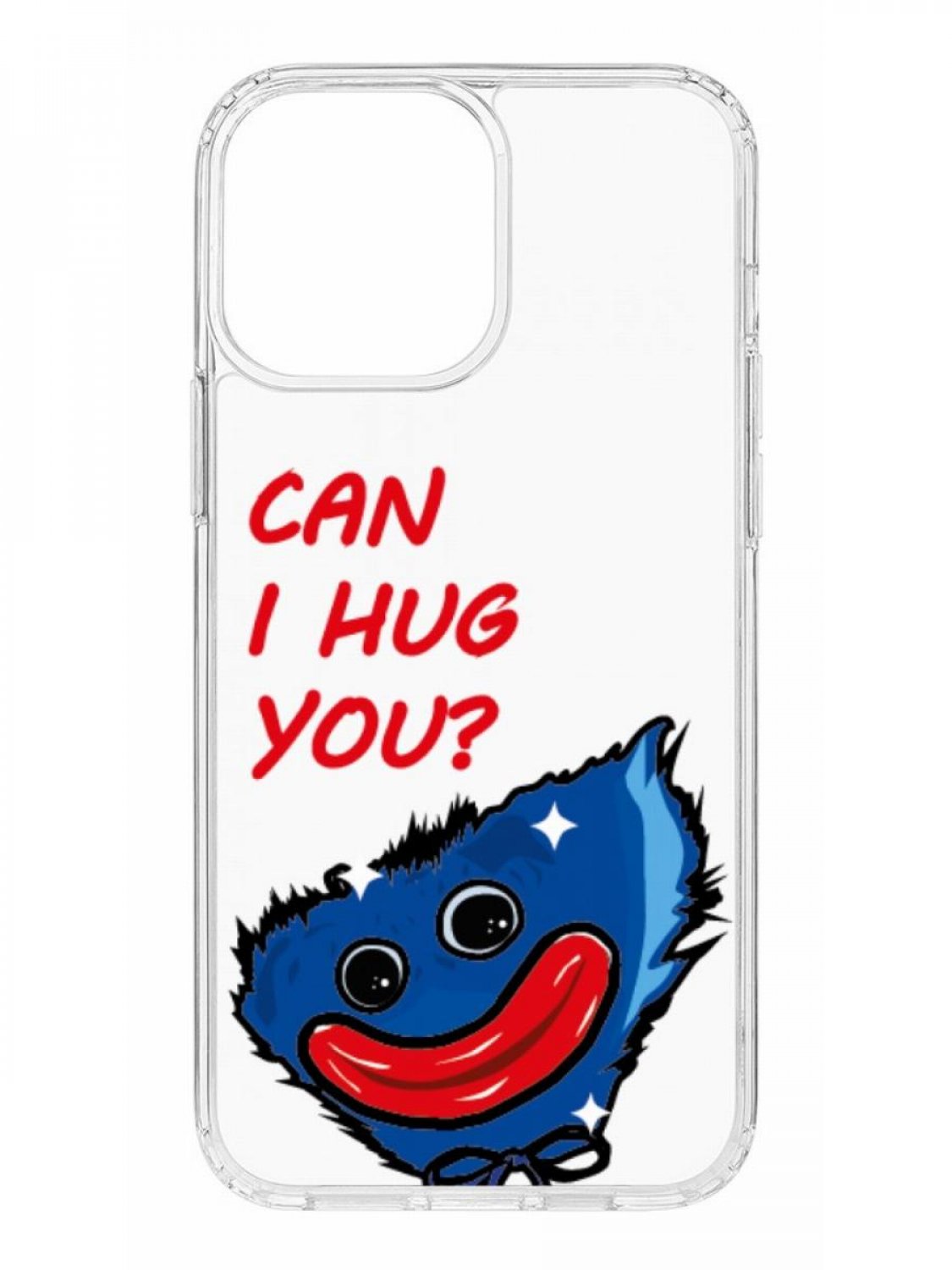 фото Противоударный чехол для apple iphone 13 pro max кruче print can i hug you прозрачный