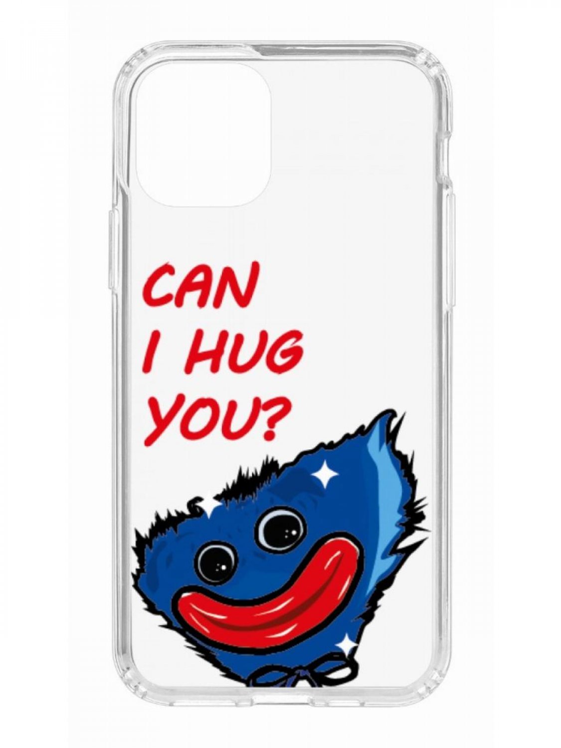 фото Противоударный чехол для apple iphone 11 pro кruче print can i hug you прозрачный