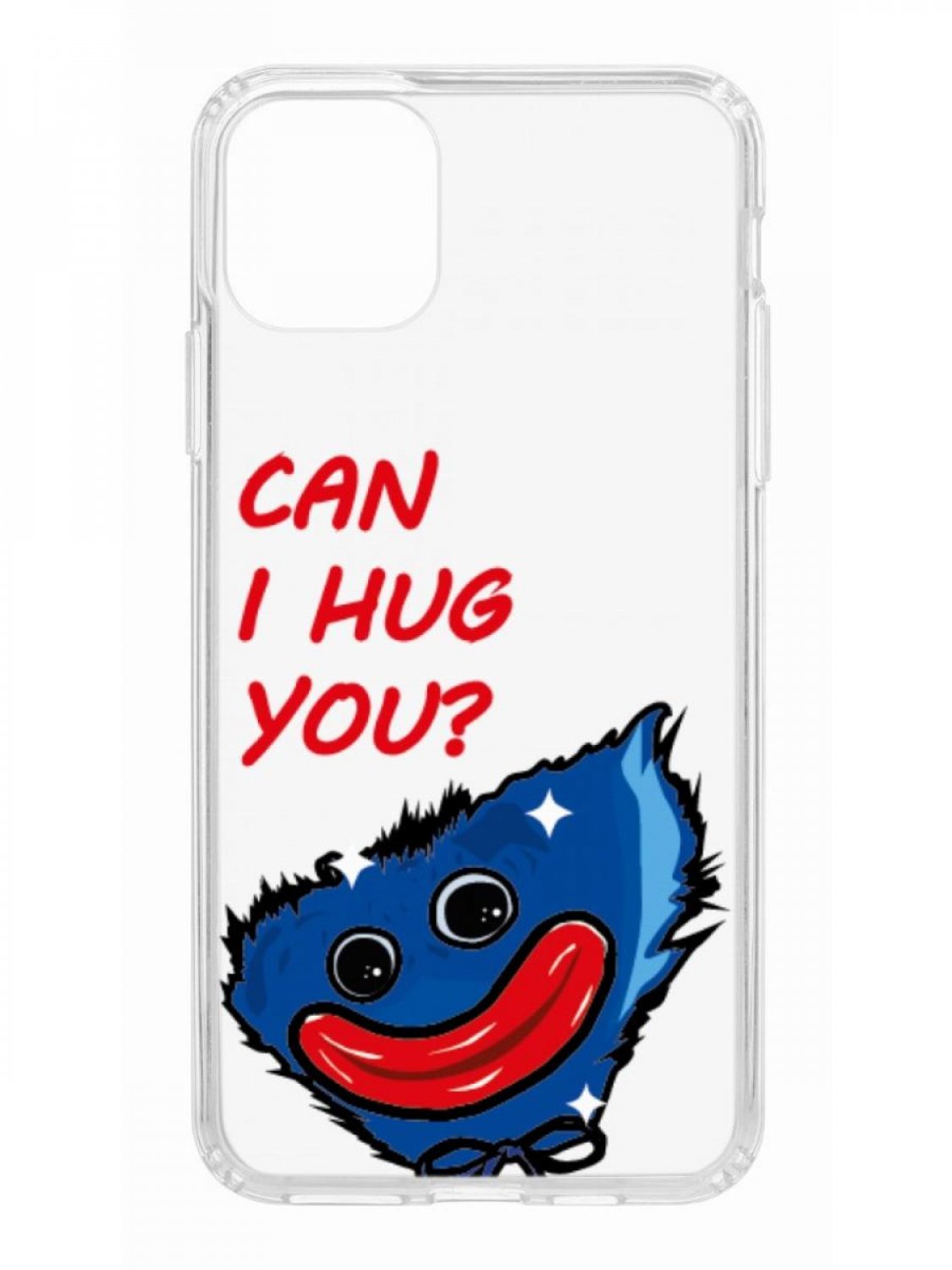 фото Противоударный чехол для apple iphone 11 pro max кruче print can i hug you прозрачный