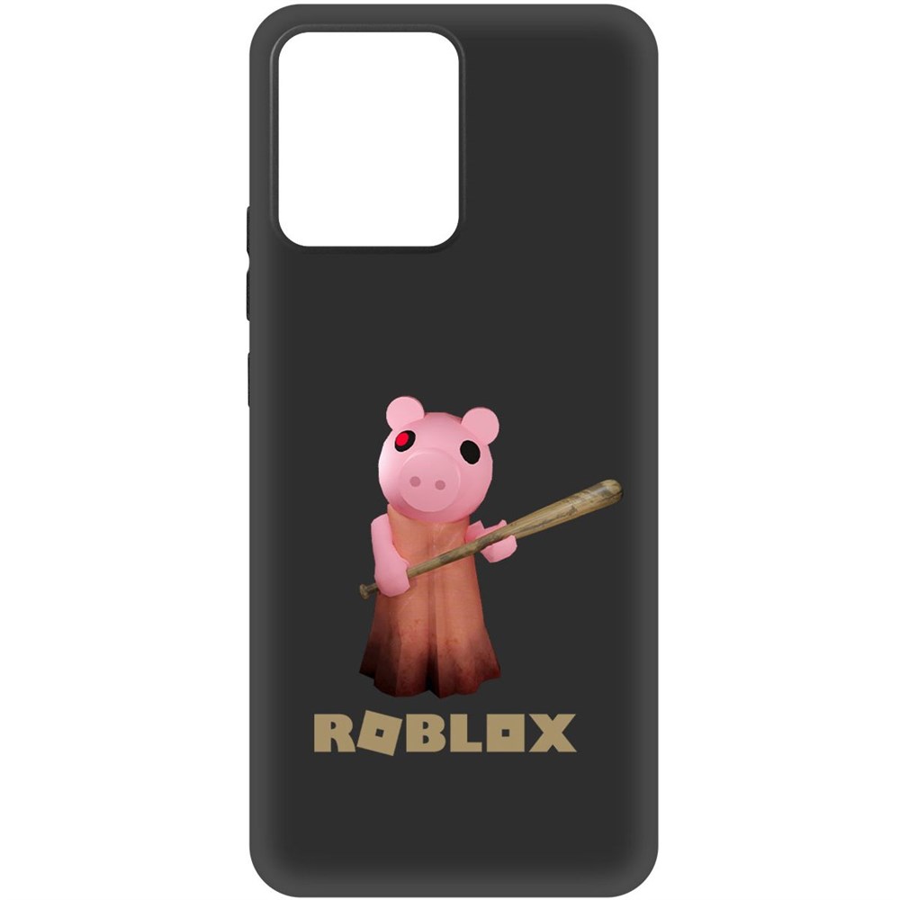 

Чехол-накладка Krutoff Soft Case Roblox-Пигги для Realme Narzo 50i Prime черный