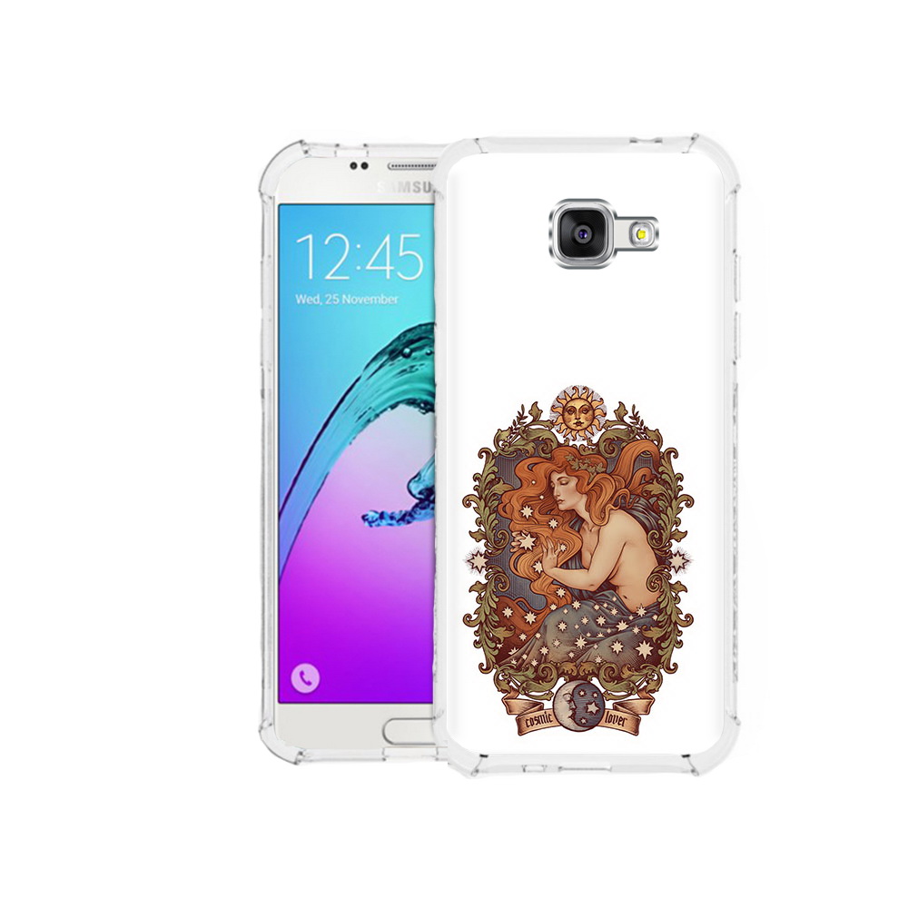 

Чехол MyPads Tocco для Samsung Galaxy A5 (2016) звездная девушка абстракция, Прозрачный, Tocco