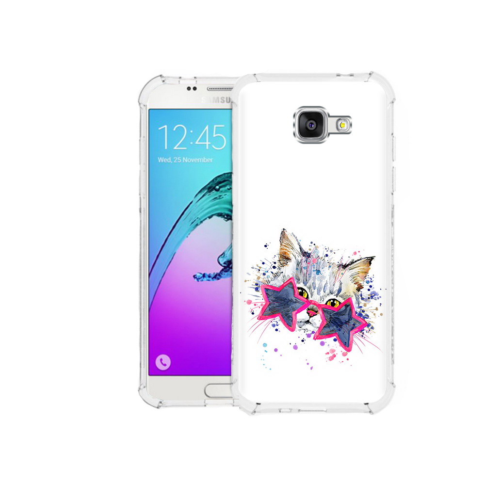 

Чехол MyPads Tocco для Samsung Galaxy A5 (2016) звездные очки (PT25252.581.353), Прозрачный, Tocco
