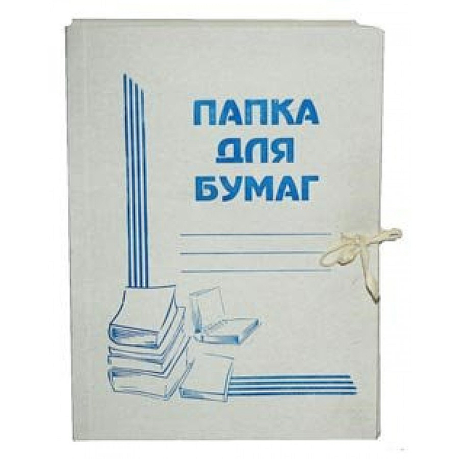 Папка с завязками Ек.ВОС для бумаг 370г/м2