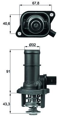

Термостат Mahle/Knecht TI16105, TI16105