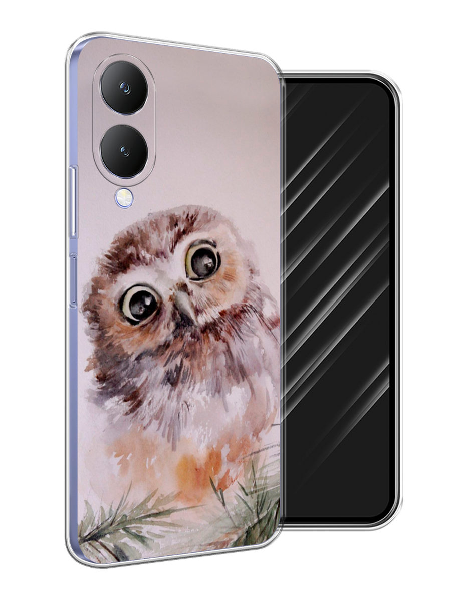 

Чехол Awog на Vivo Y17s "Сова на розовом", Розовый;коричневый, 269850-1