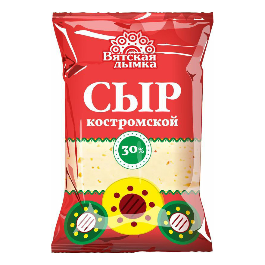 

Сыр полутвердый Вятская дымка Костромской 30% 220 г
