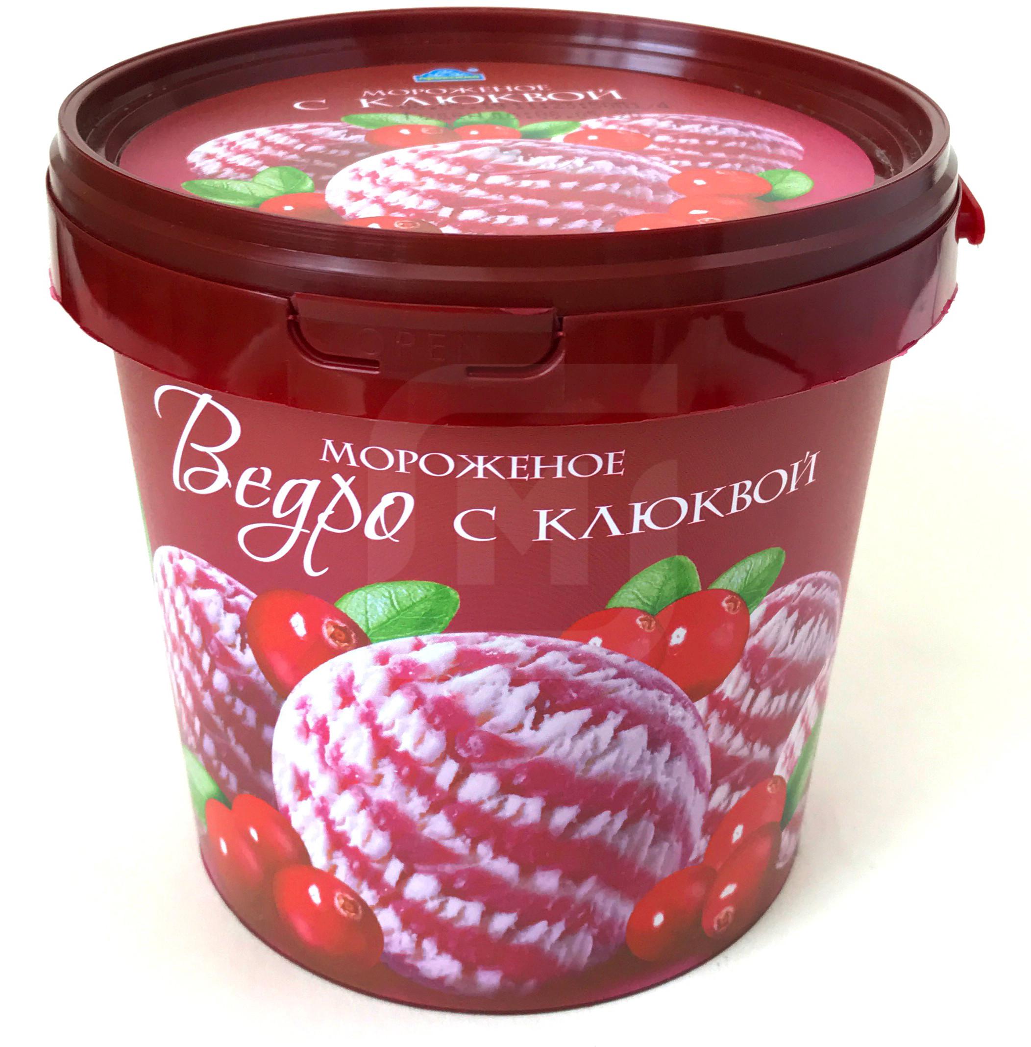 

Мороженое сливочное Проксима ванильное с клюквенным джемом 12% БЗМЖ 480 г