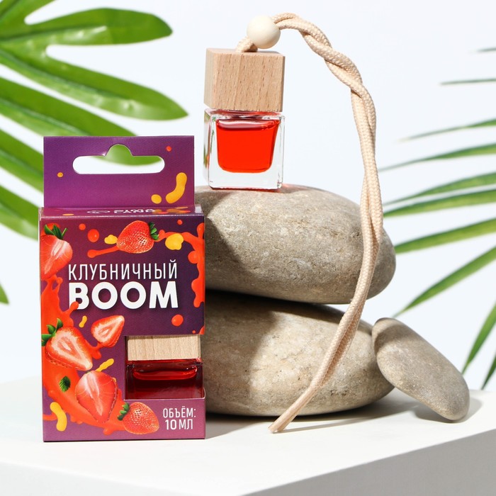 

Ароматизатор Luazon Клубничный boom подвесной в бутылочке, размер XXL, 10 мл